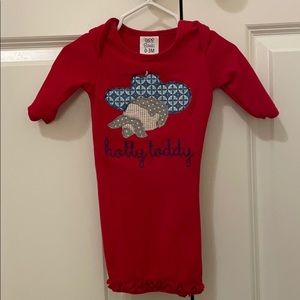 Ole Miss Appliqué Gown
